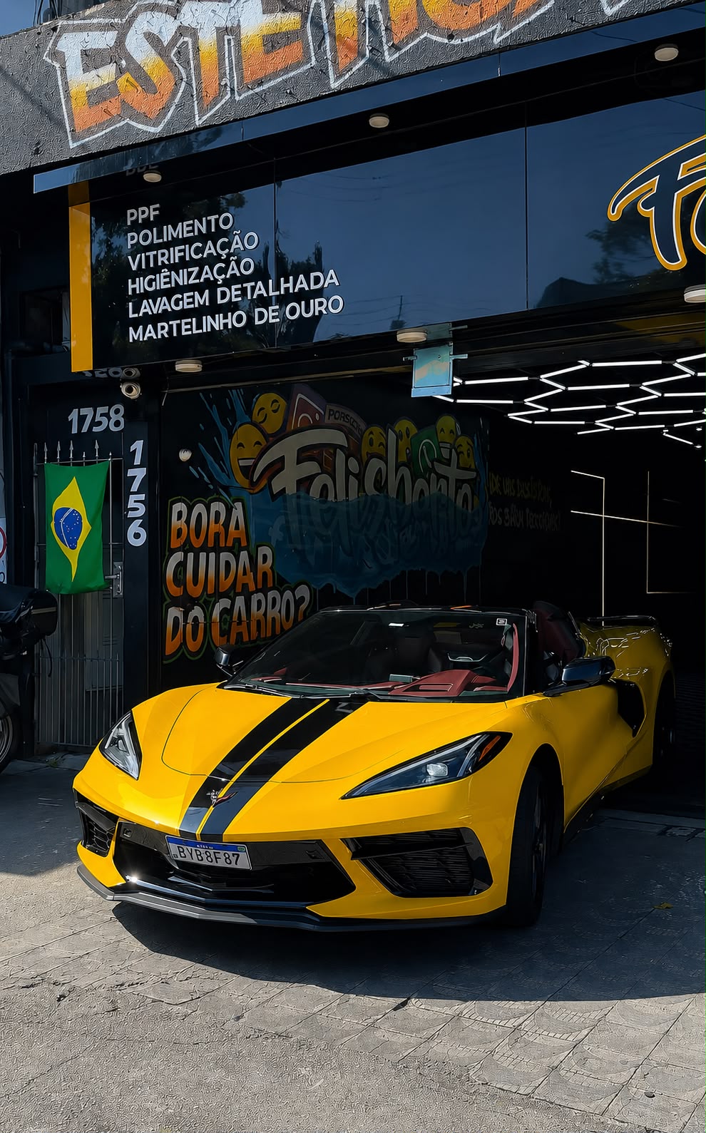 Corvette Stingray - Lavagem Detalhada
